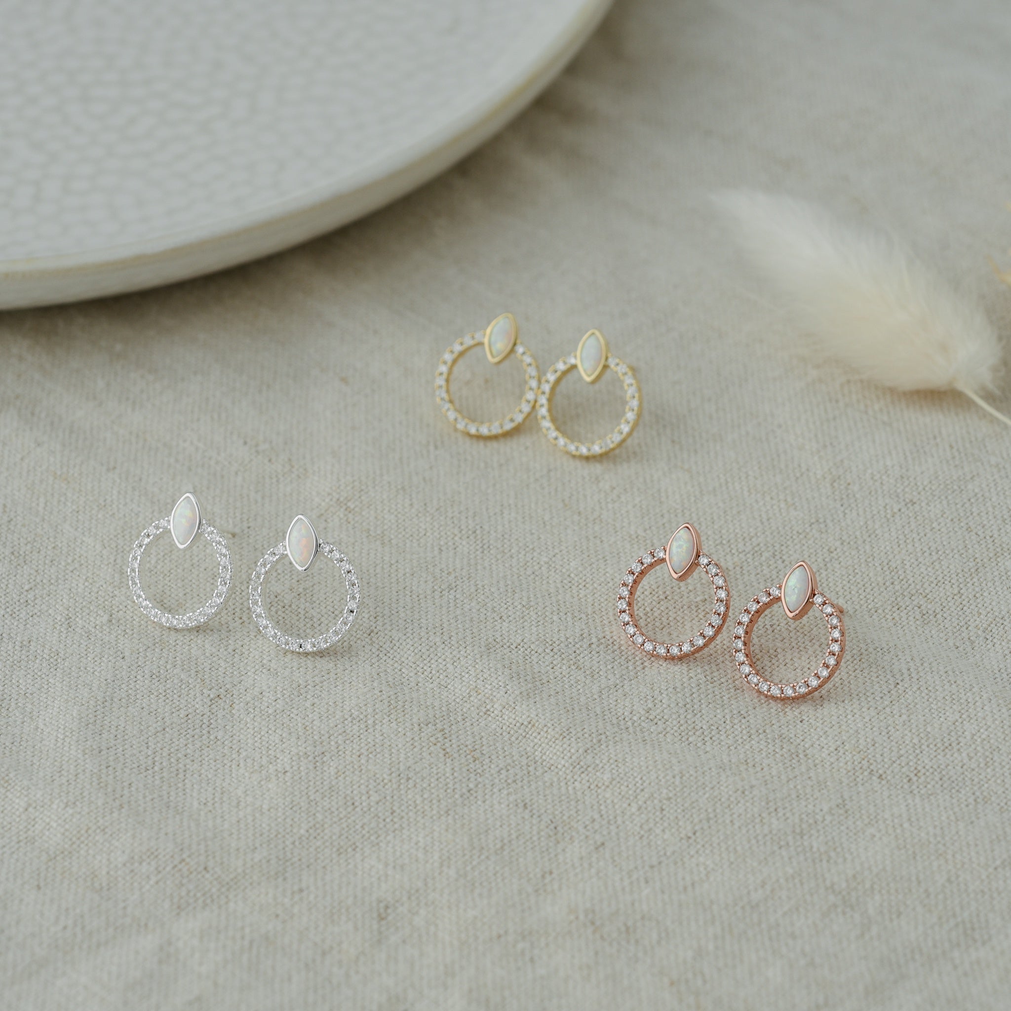 Blanche Stud Earrings