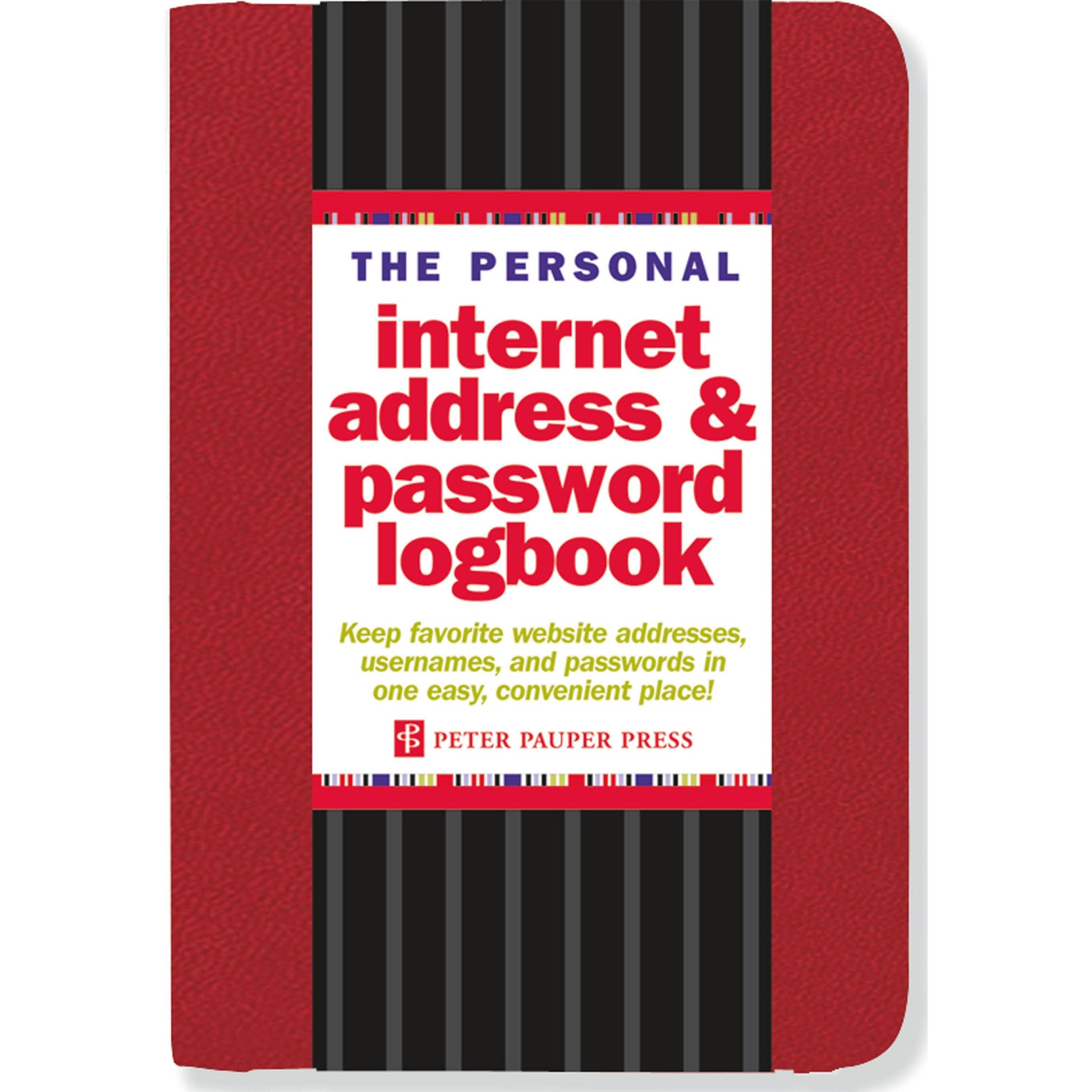 Internet Address & Password Logbook - TWB Home Decor