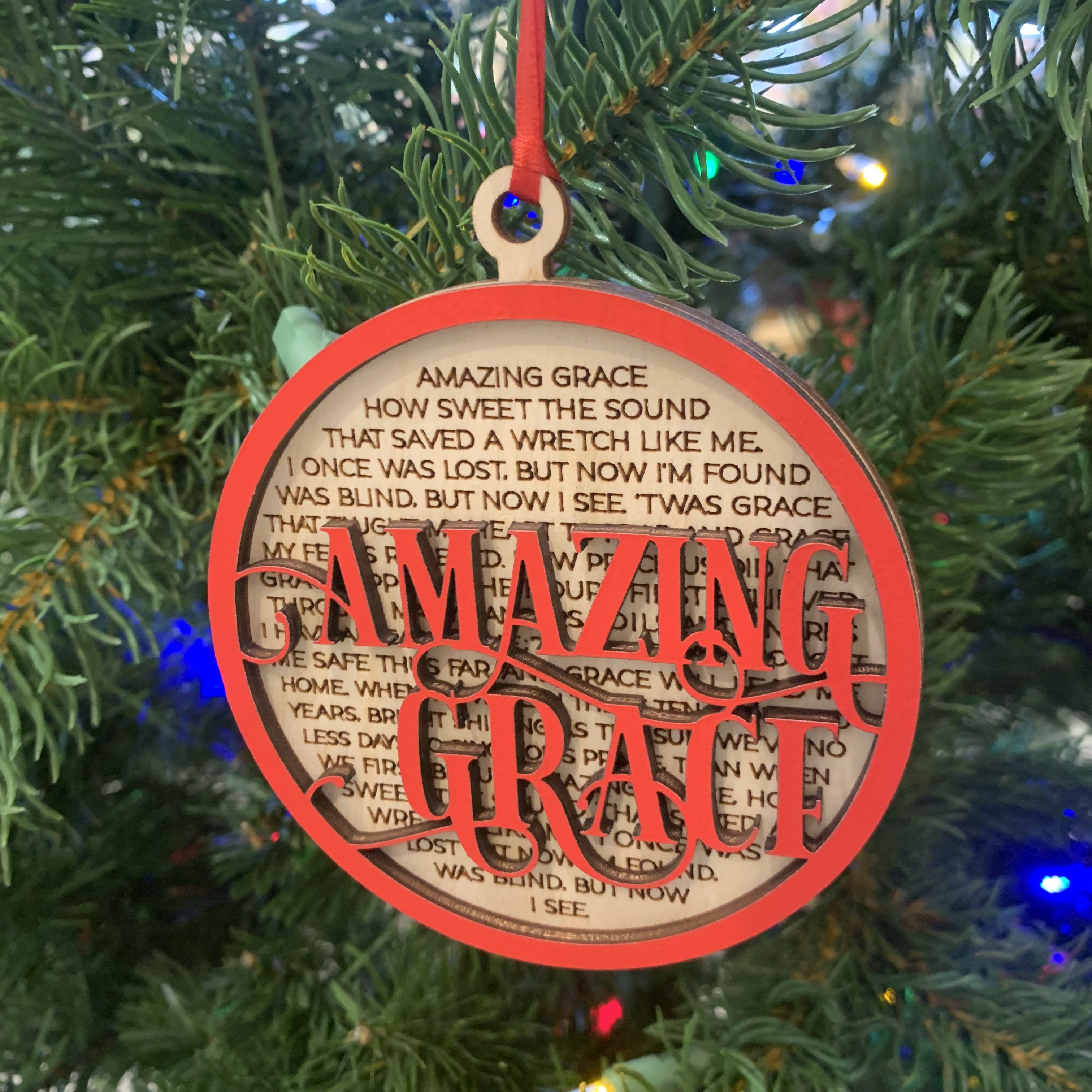 Amazing Grace Ornament