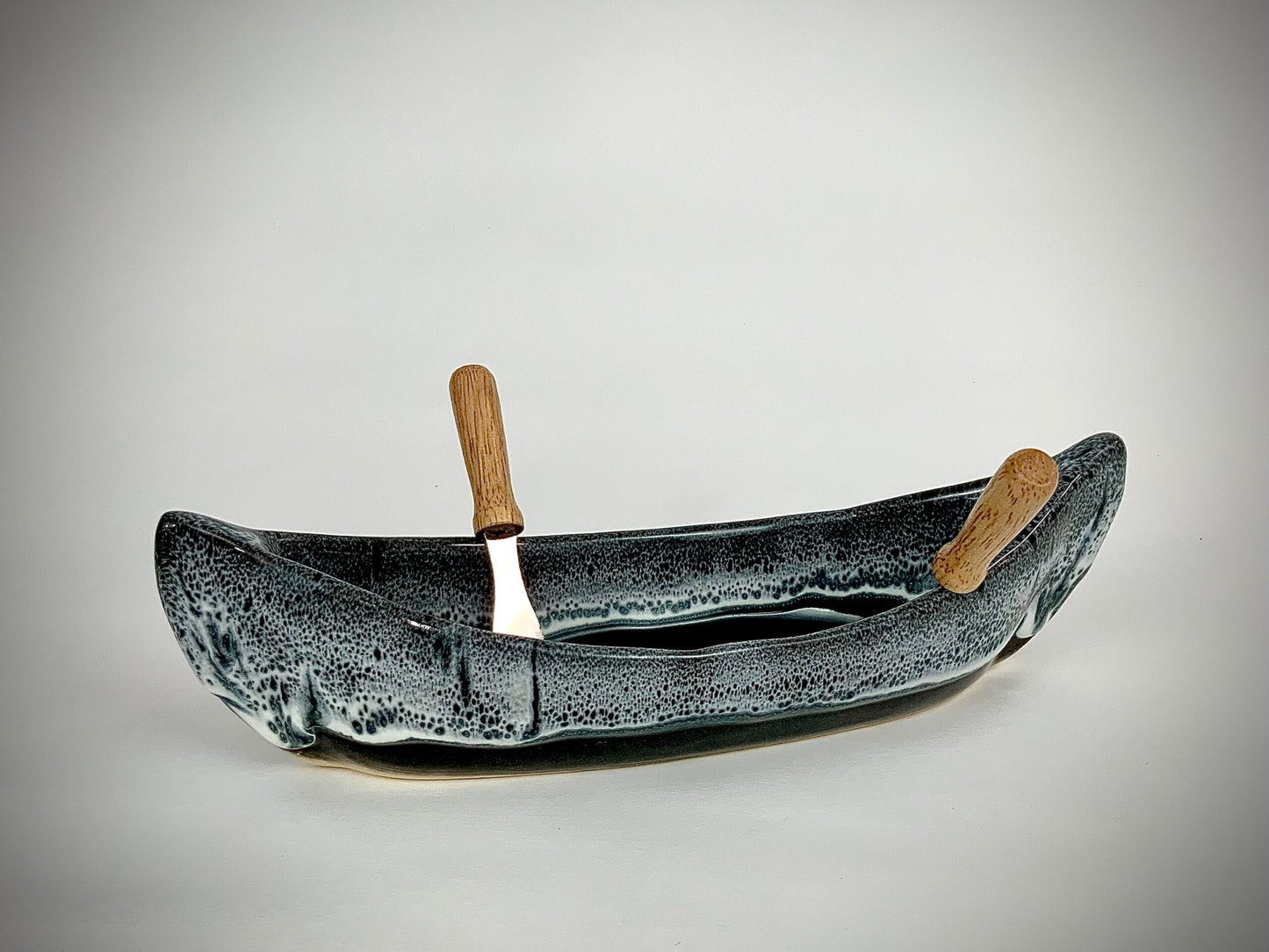 Canoe Dip Pot