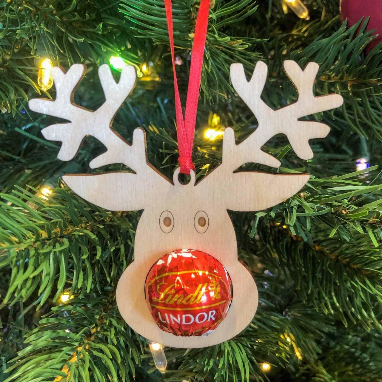 Rudolph Lindt Chocolate Ornament - TWB Home Decor