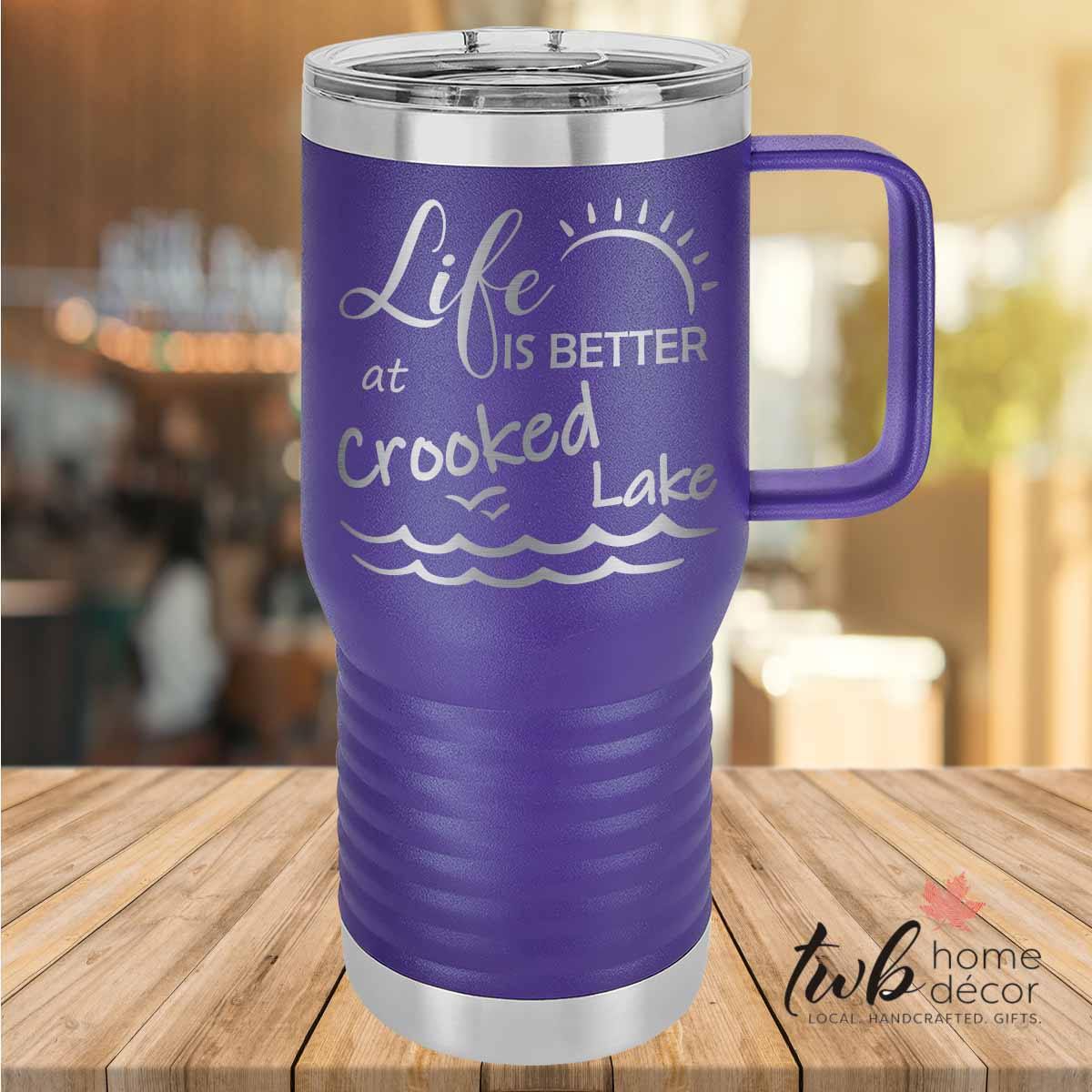 Life is Better at Crooked Lake Thermal - TWB Home Decor