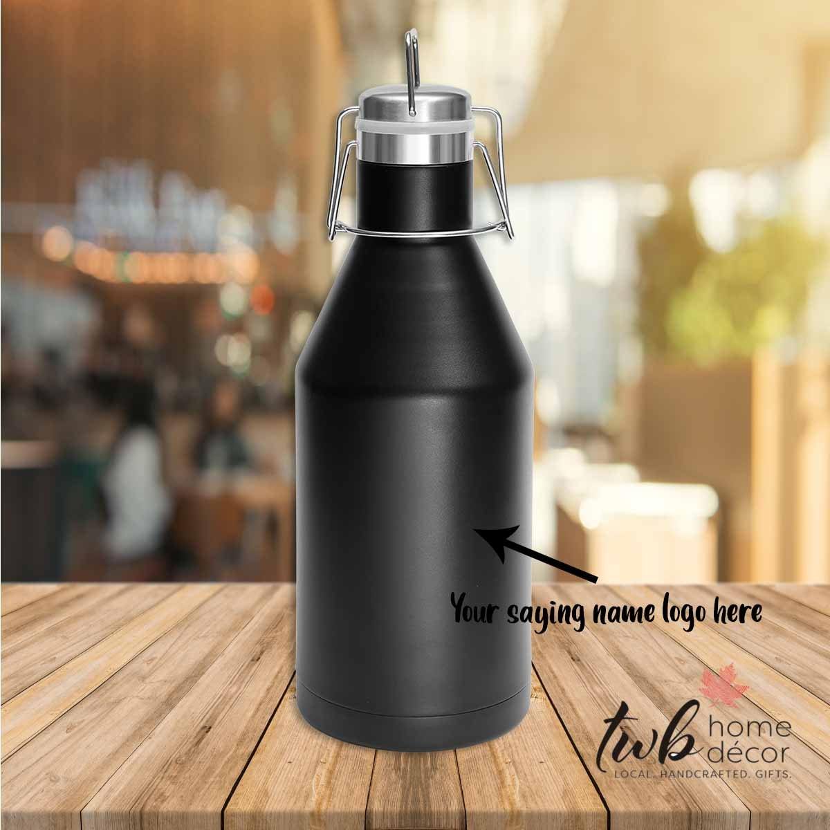CUSTOM Growler 64oz Thermal - TWB Home Decor
