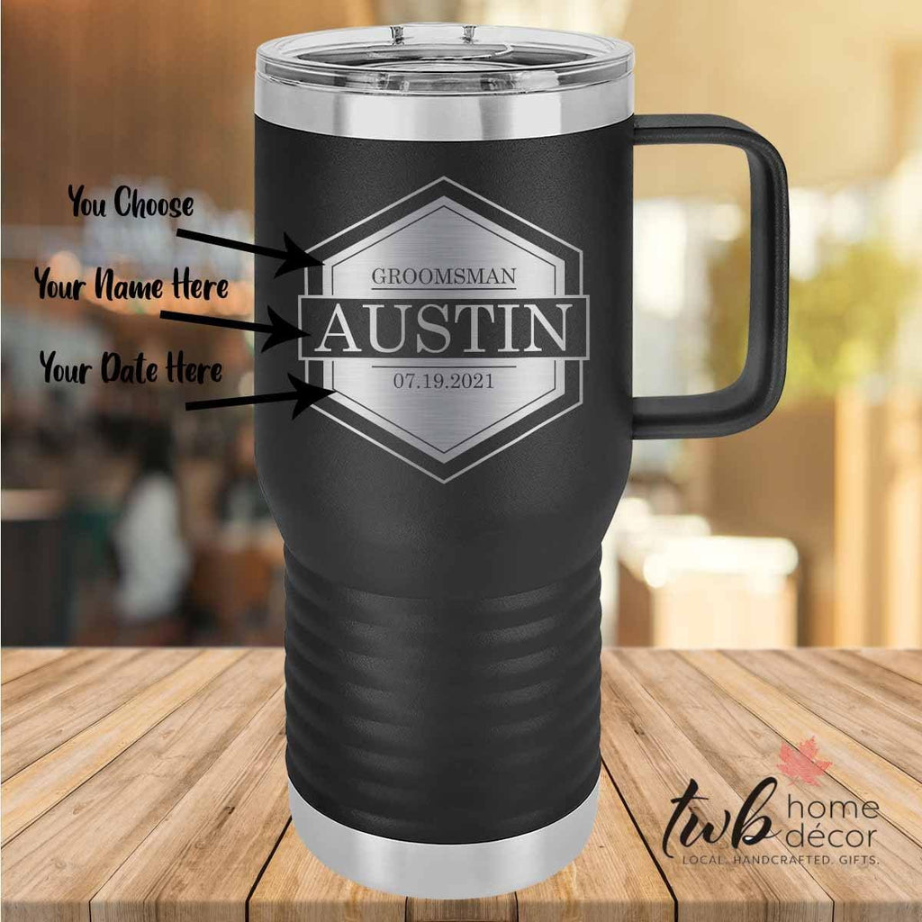 Personalized  Groomsman Thermal - TWB Home Decor