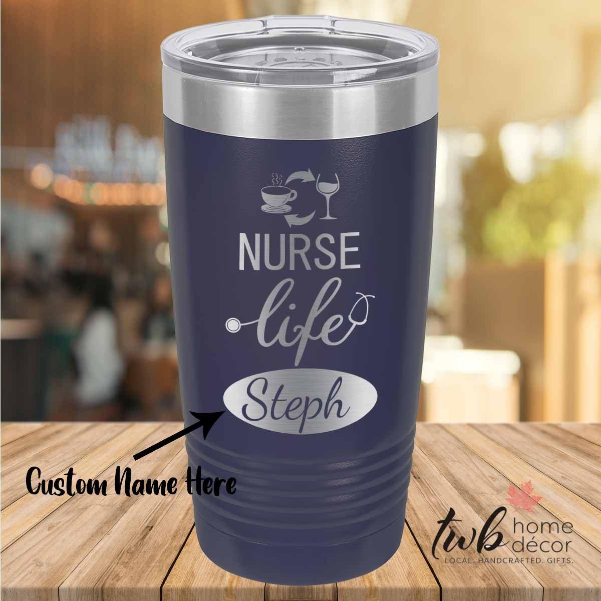 Personalized  Nurse Life Thermal - TWB Home Decor