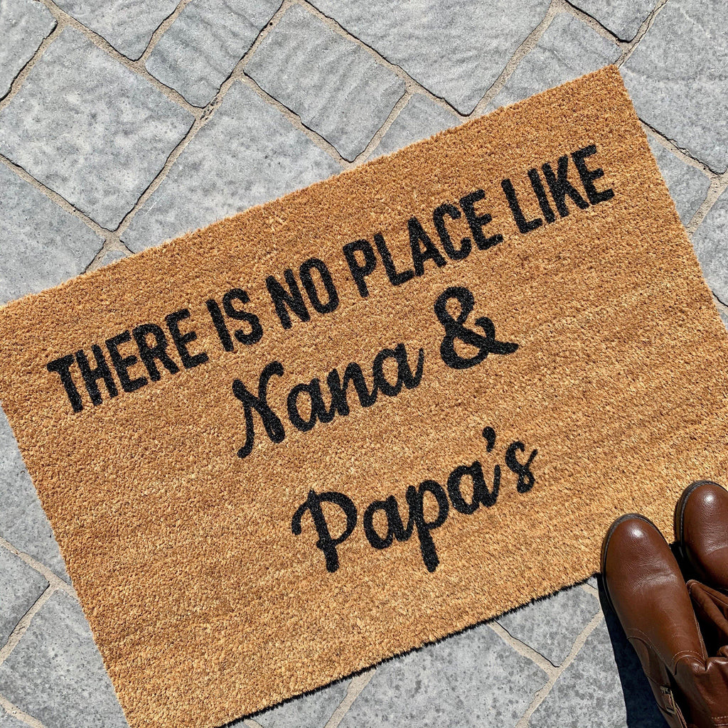 CUSTOM There is no place like... Doormat - TWB Home Decor