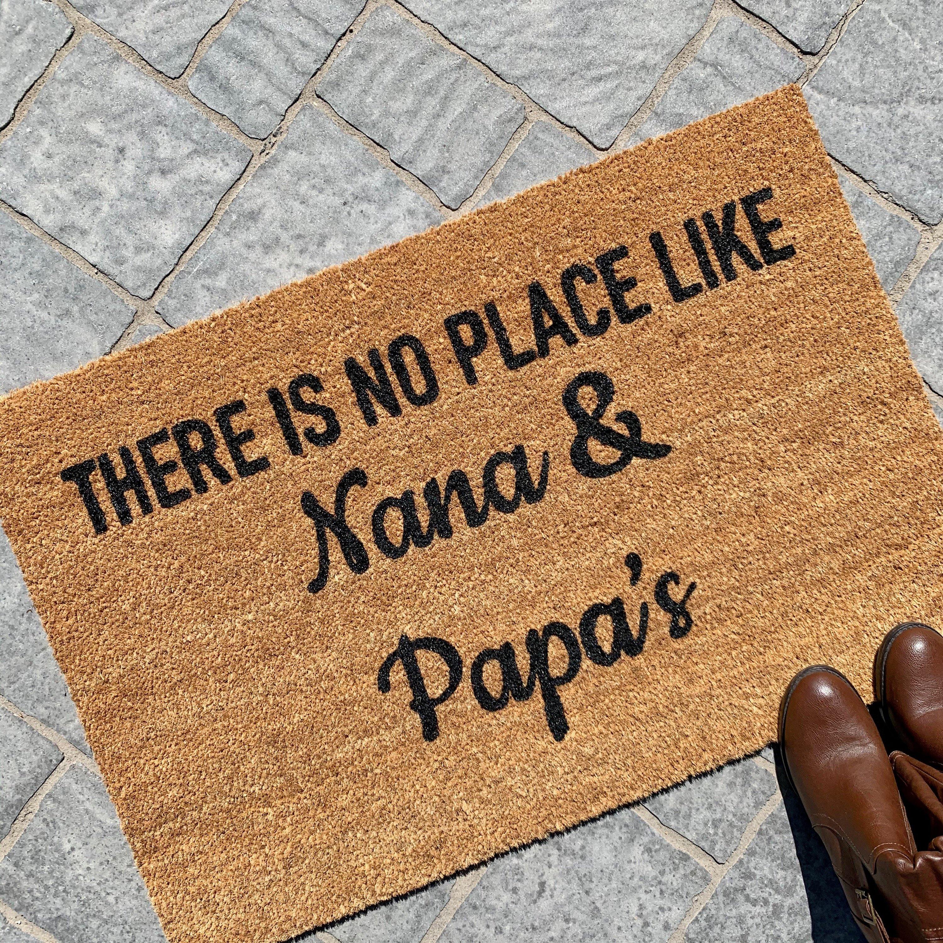 CUSTOM There is no place like... Doormat - TWB Home Decor