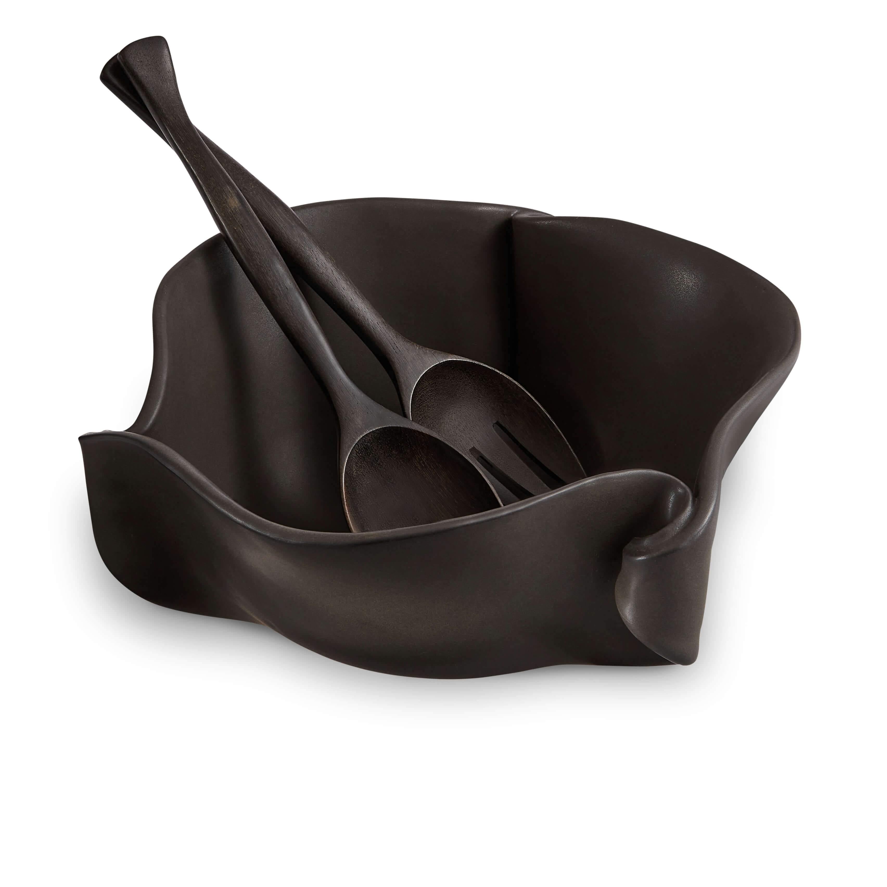 HP Large Curly bowl (incl salad set) - TWB Home Decor