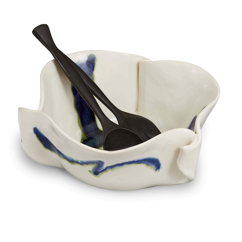 HP Large Curly bowl (incl salad set) - TWB Home Decor