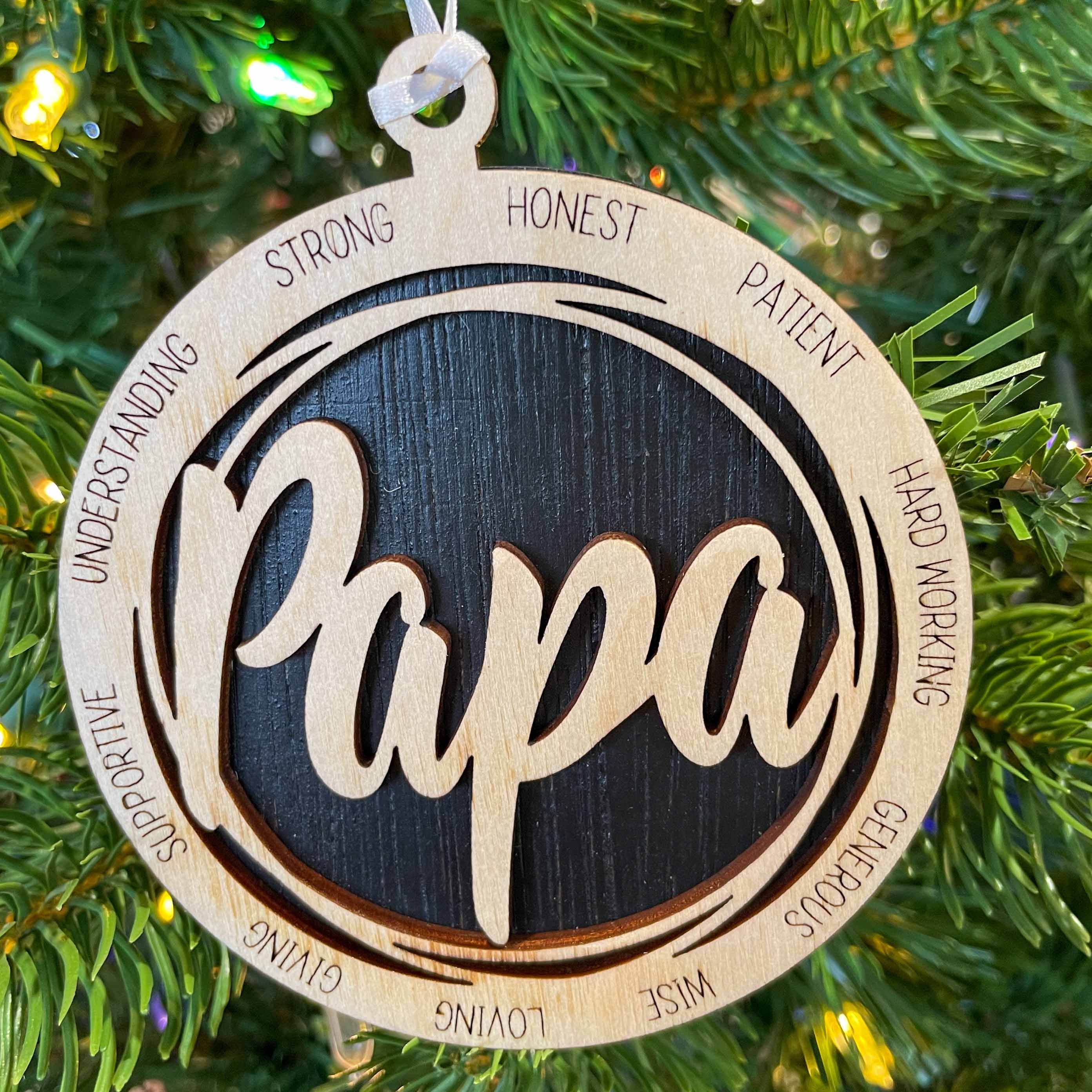 Papa Ornament