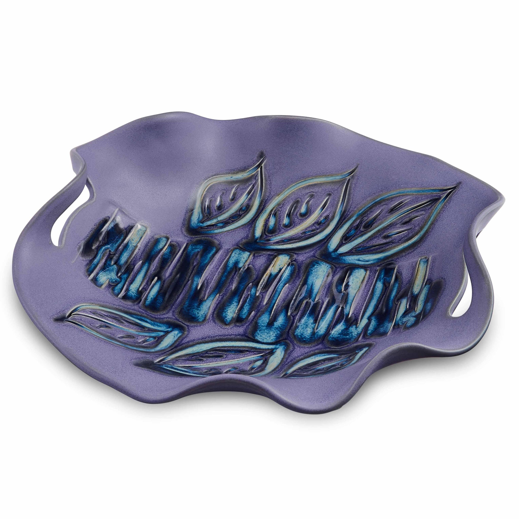 Platter with cut-out handles - TWB Home Decor