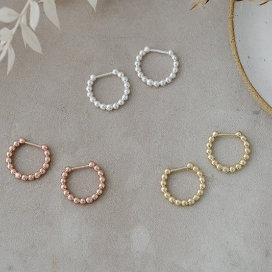 Pinpoint Hoop Earrings