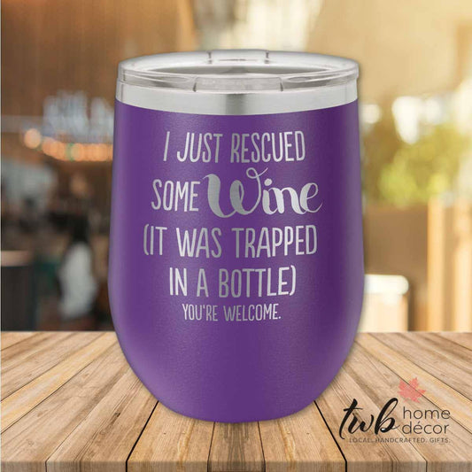Rescued Wine Thermal - TWB Home Decor
