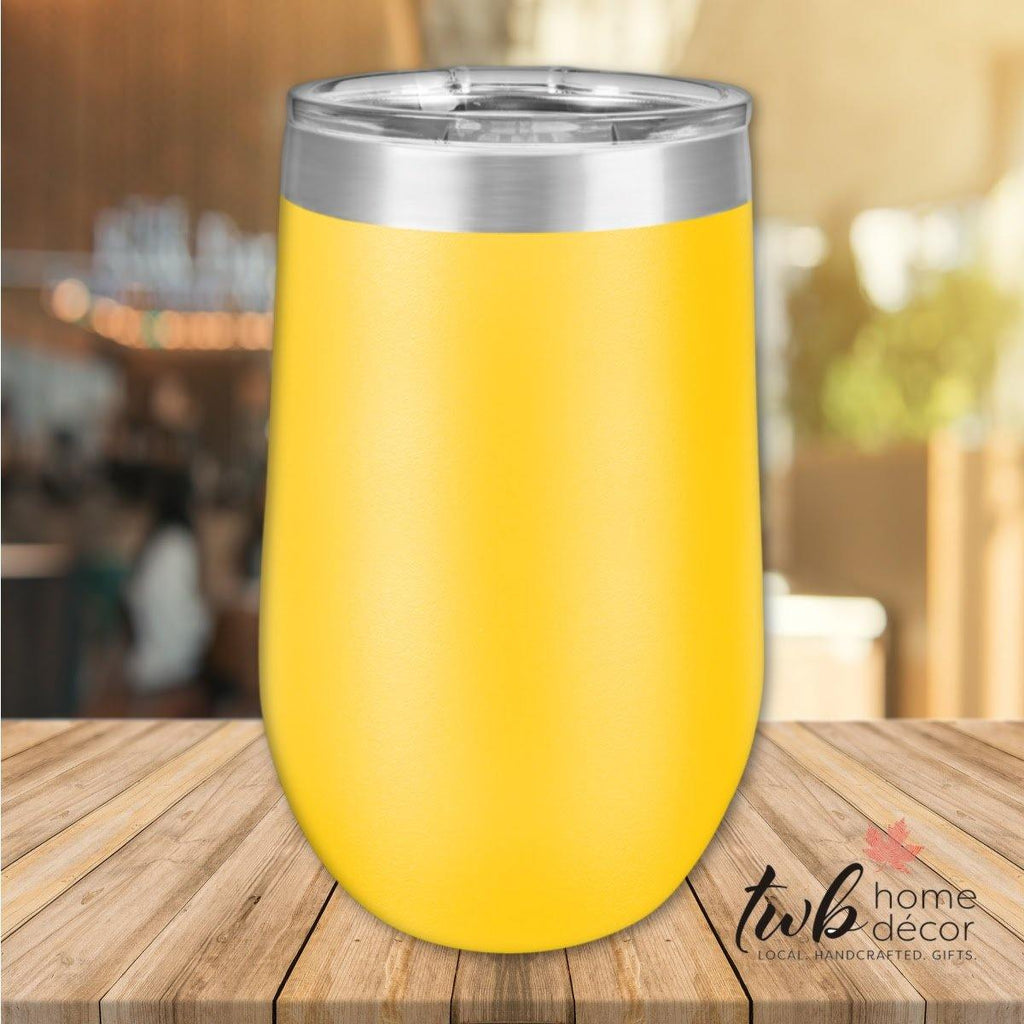 CUSTOM 16oz Stemless Thermal - TWB Home Decor