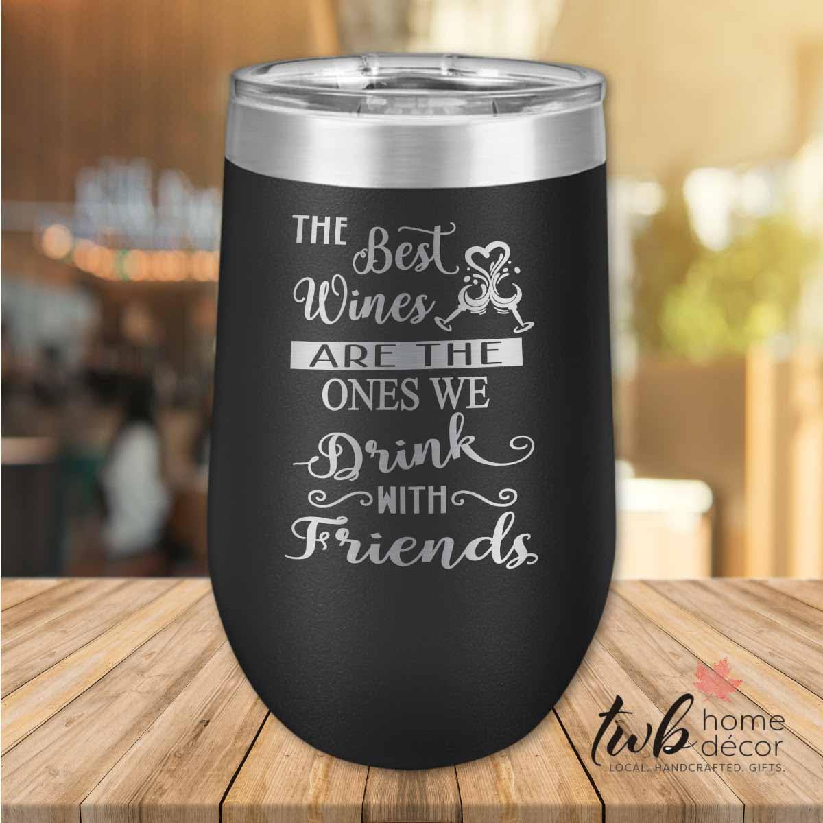 Wine Friends Thermal - TWB Home Decor