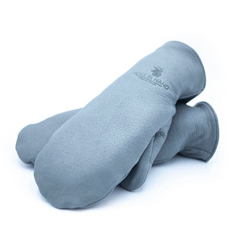 Deerskin Leather Mitts (No Cuff)