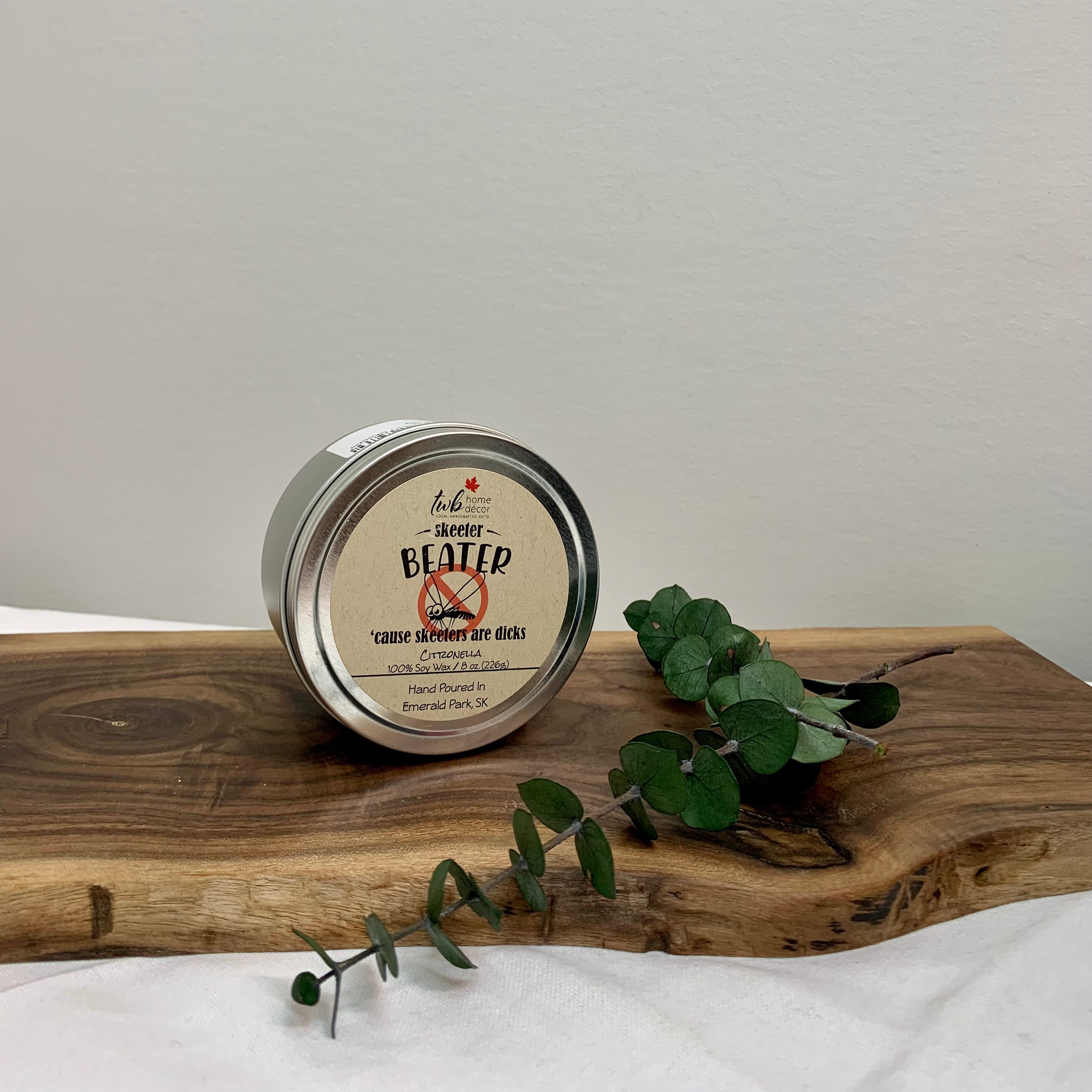 TWB Sassy Tin Candles