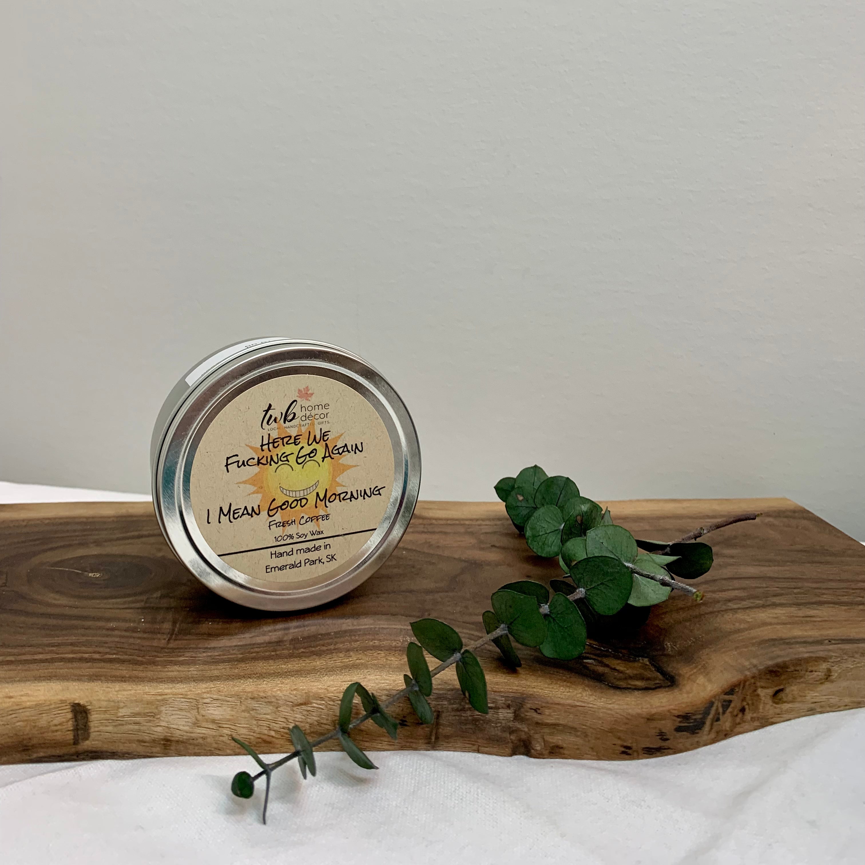 TWB Sassy Tin Candles