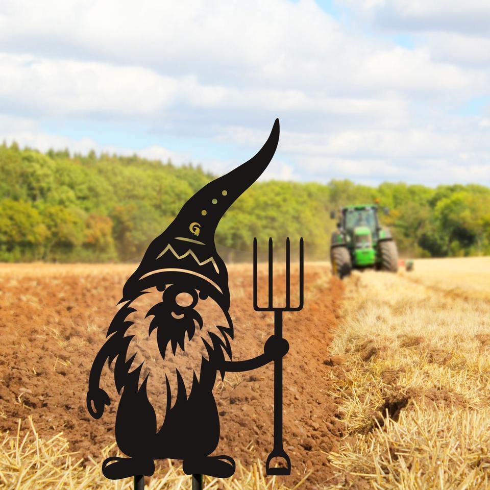 Metal Ground Gnomes - TWB Home Decor