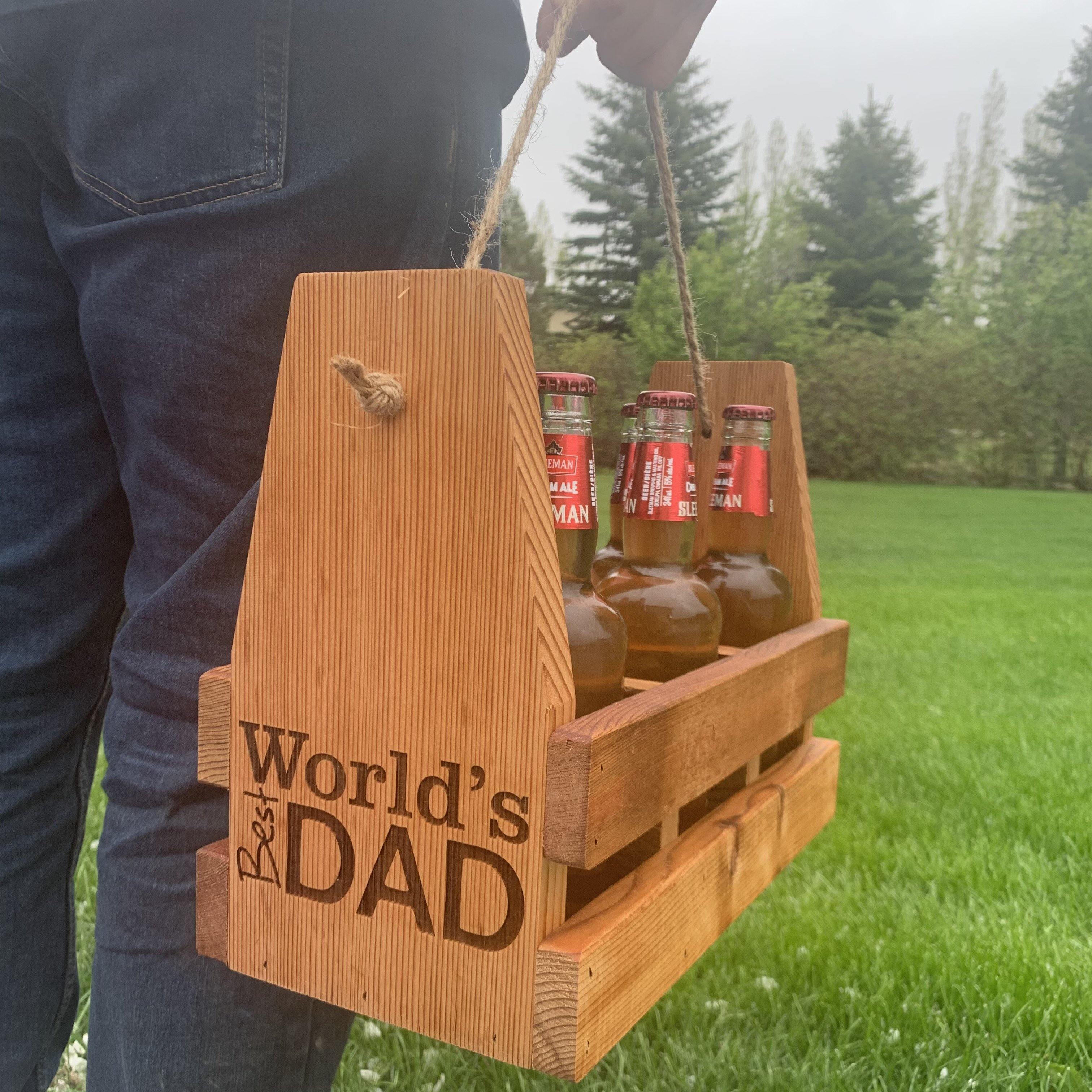 CUSTOM World’s Best Drink/BBQ Caddy - TWB Home Decor