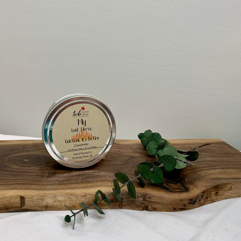 TWB Sassy Tin Candles