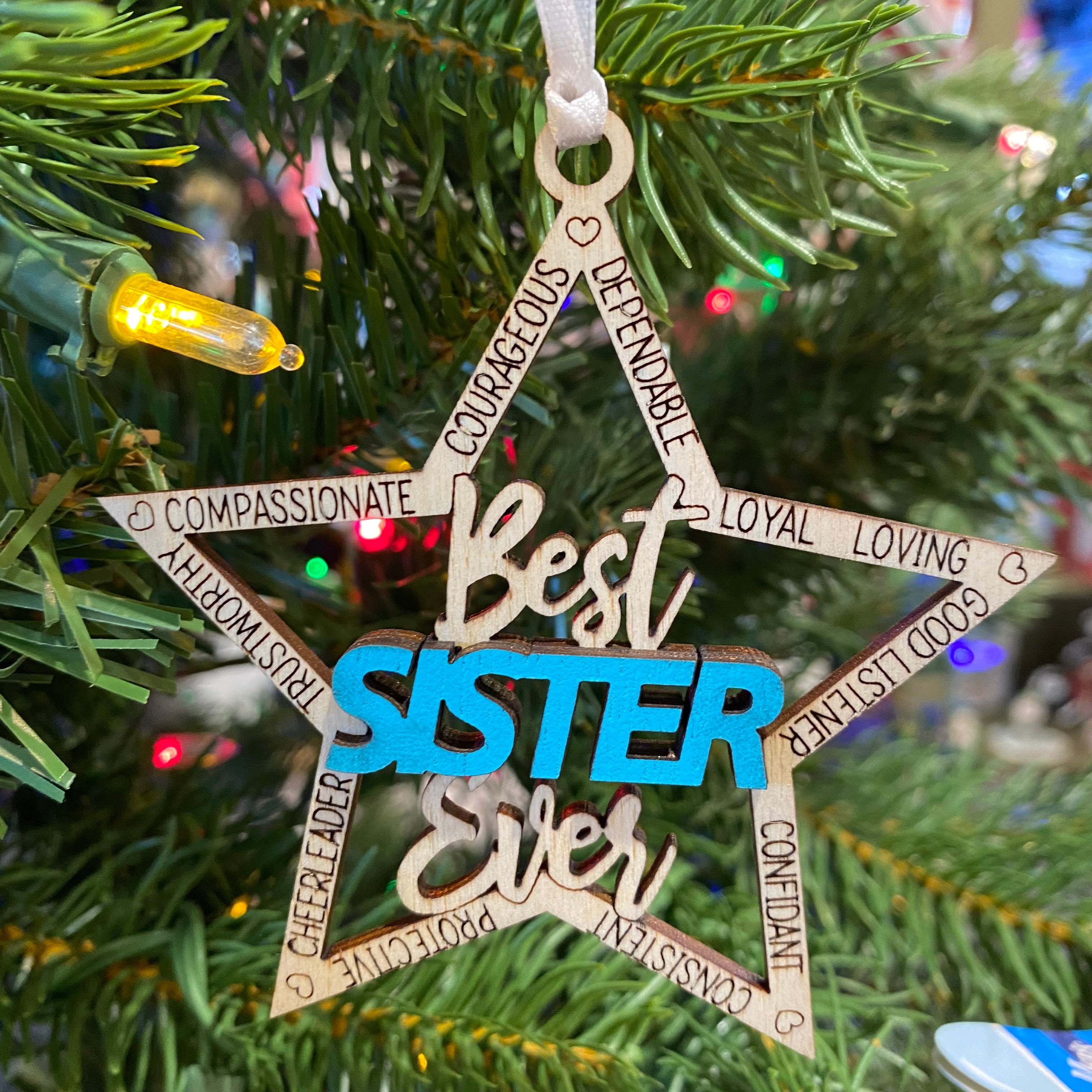 Best Sister Ever Ornament